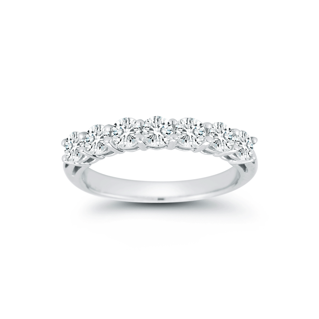 Platinum and 1.05 Total Weight Diamond Band