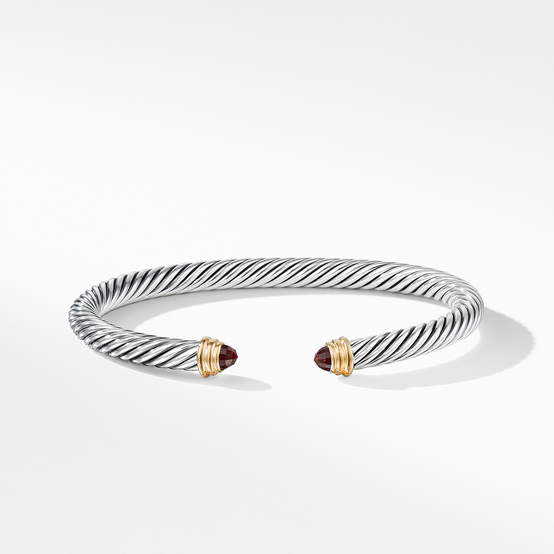 David Yurman Cable Classic Collection® Bracelet with Black Onyx and 14K Yellow Gold