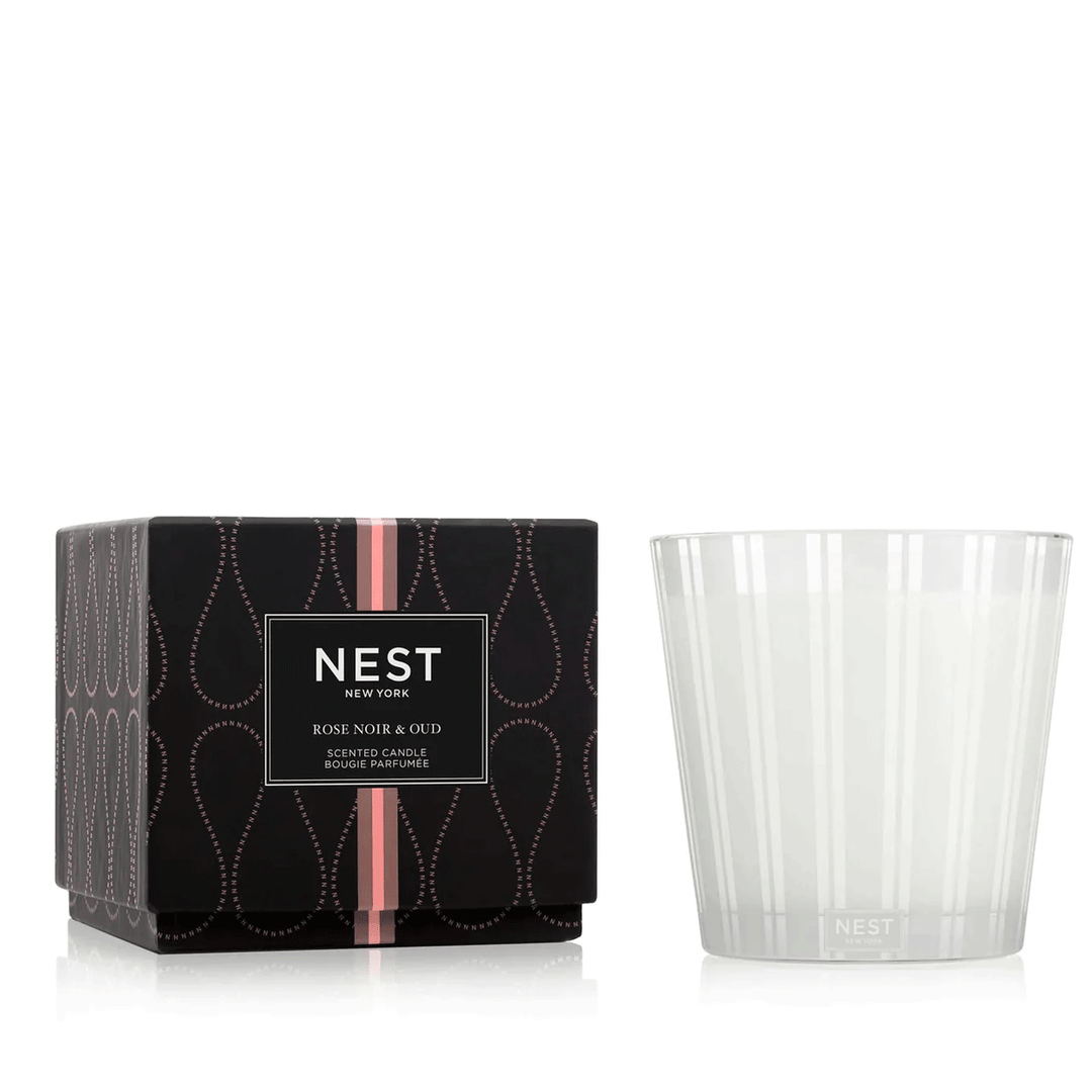 Nest New York Rose Noir and Oud 3 Wick Candle
