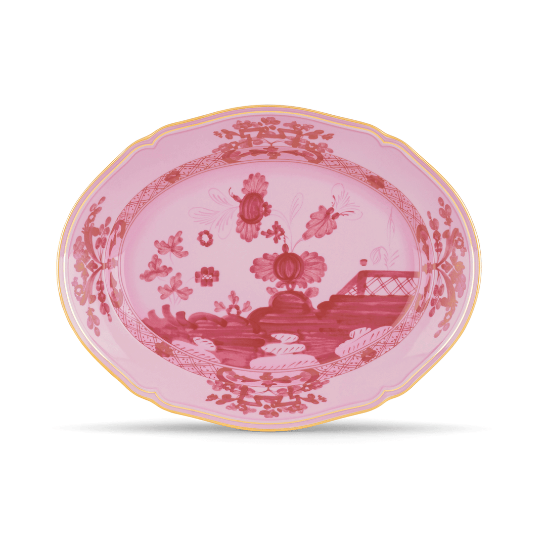 Ginori 1735 Oriente Italiano Porpora Oval Platter