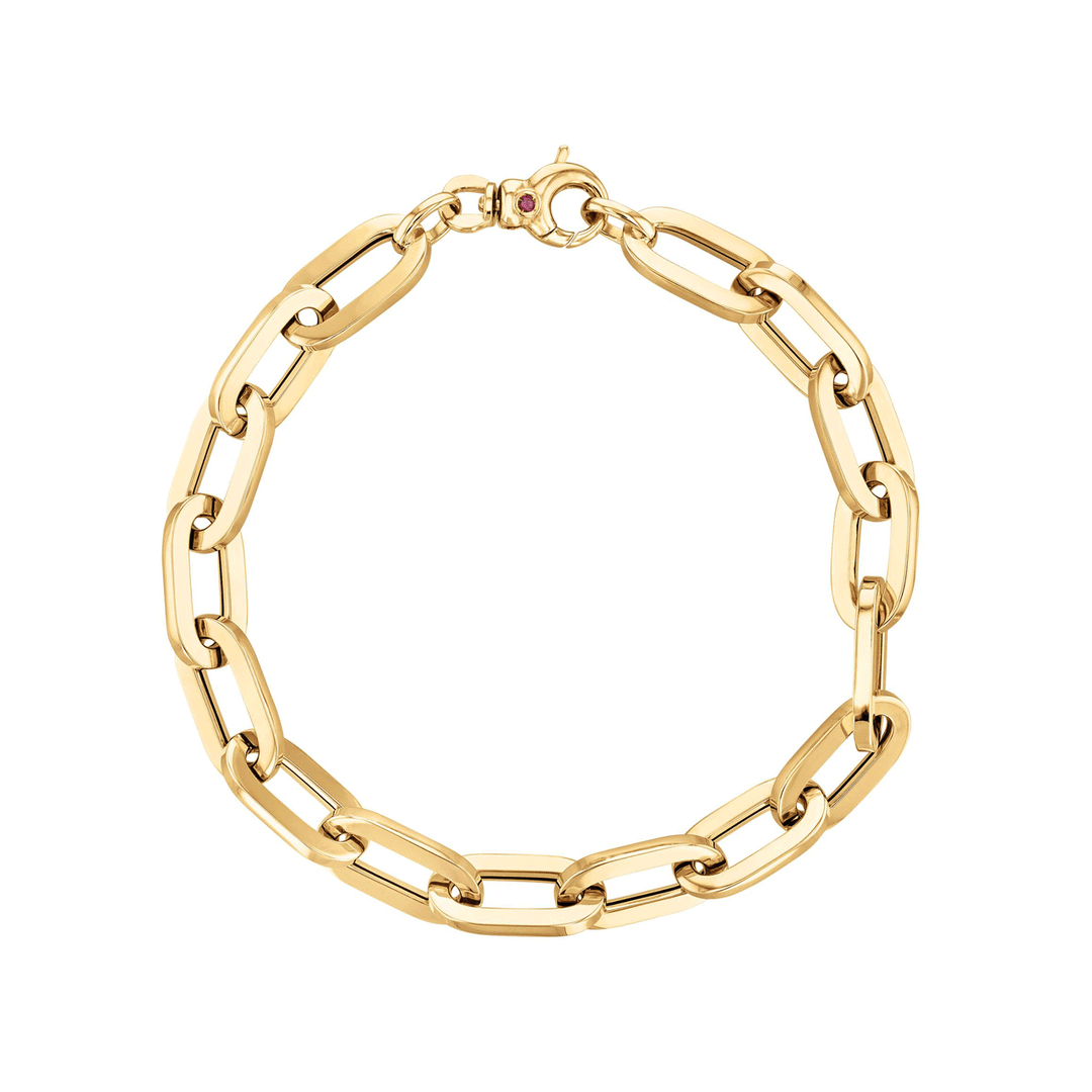 Roberto Coin Classic 18k Yellow Gold Oro Chain Bracelet
