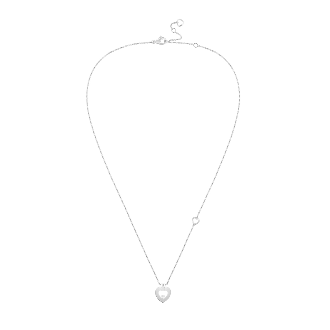 Fred Pretty Woman 18k White Gold and Diamond XS Heart Pendant, Exclusively at Hamilton Jewelers