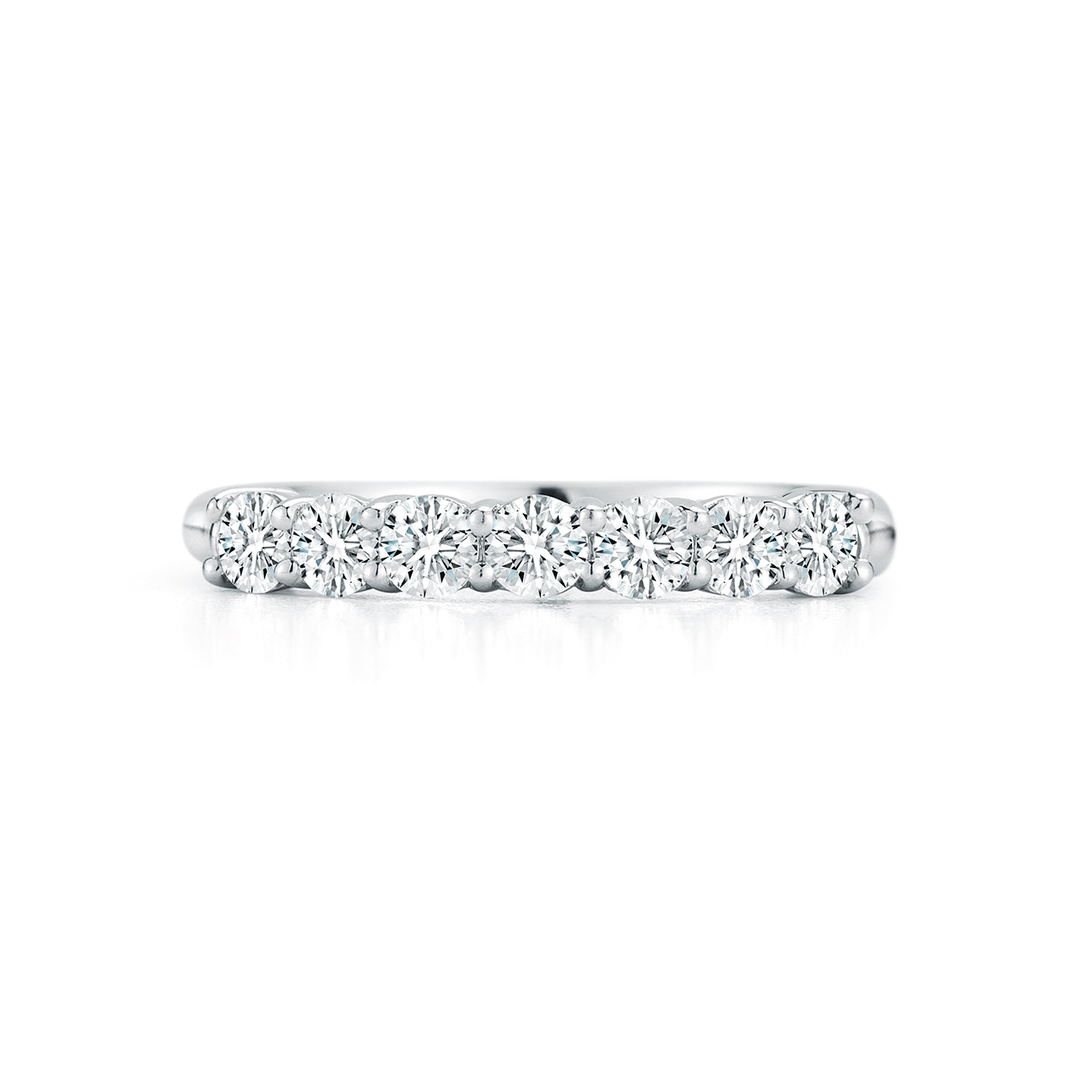 Platinum and .70 Total Weight Diamond Band