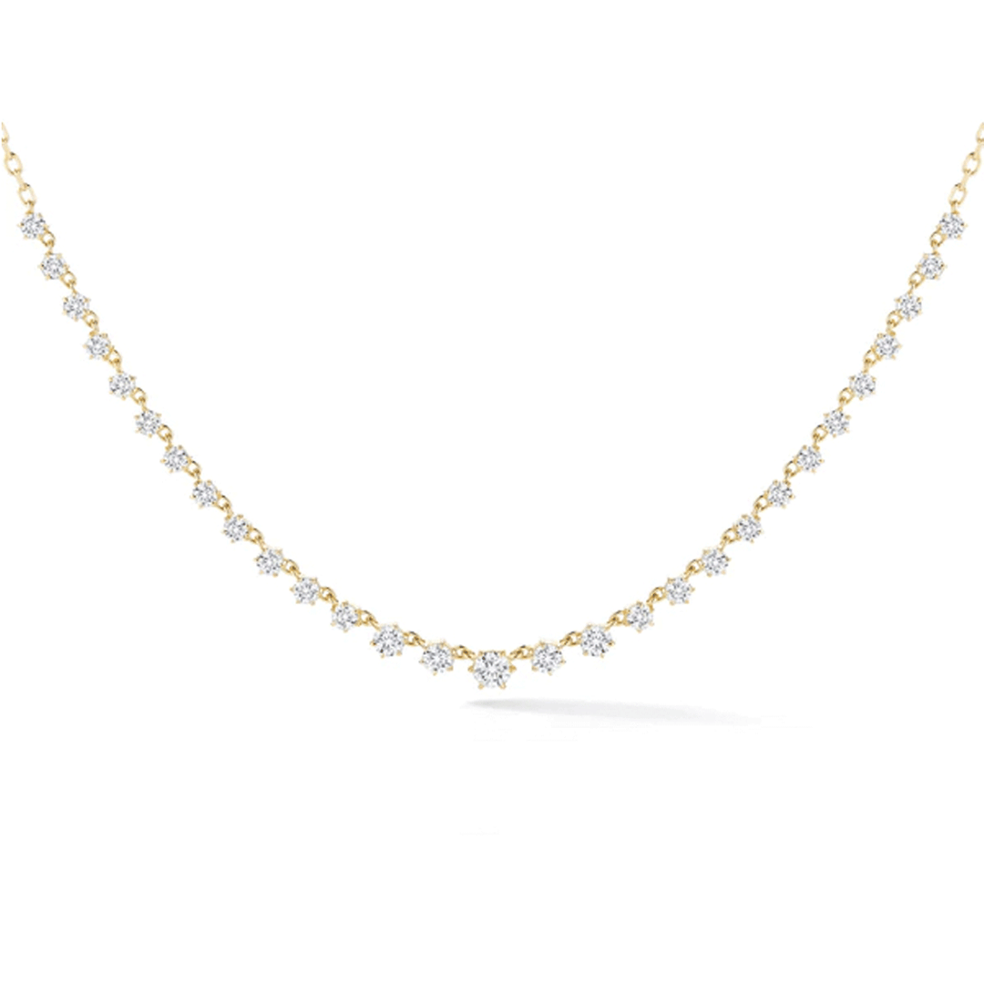 Jade Trau Penelope 18k White Gold Diamond Large Necklace