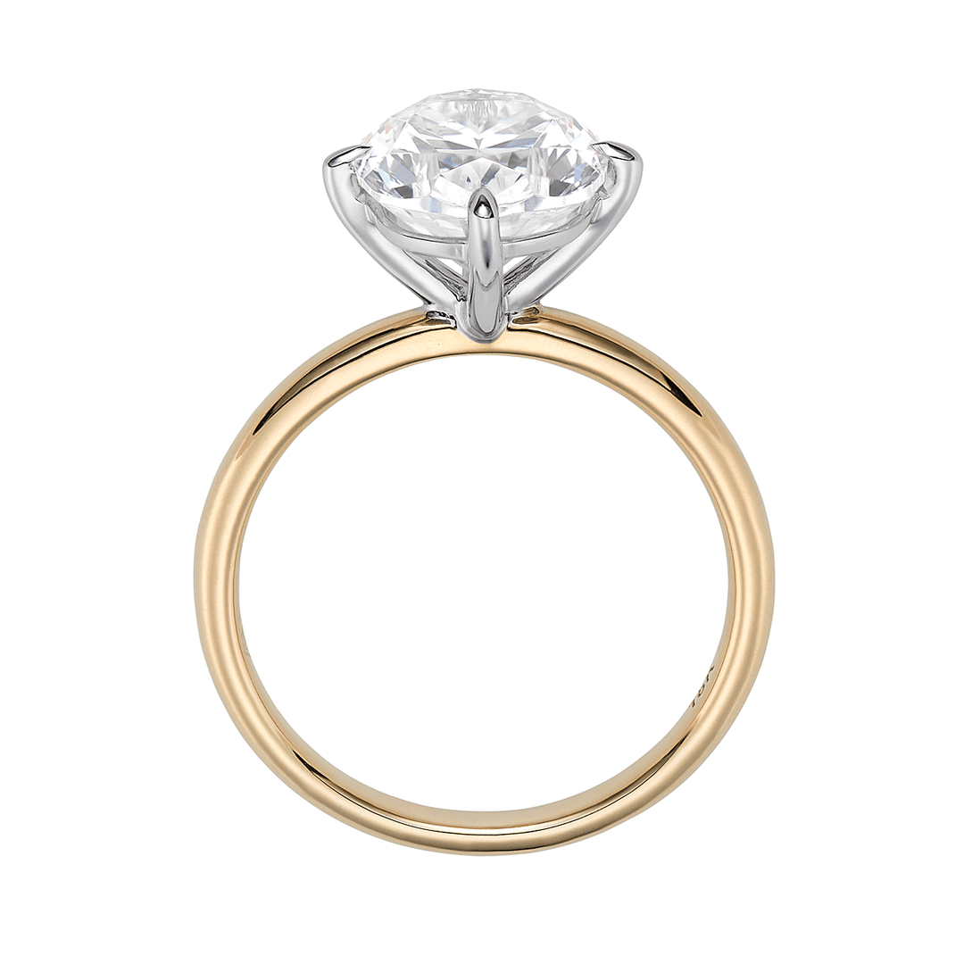 Caroline 18k Yellow Gold Solitaire Mounting Engagement Ring