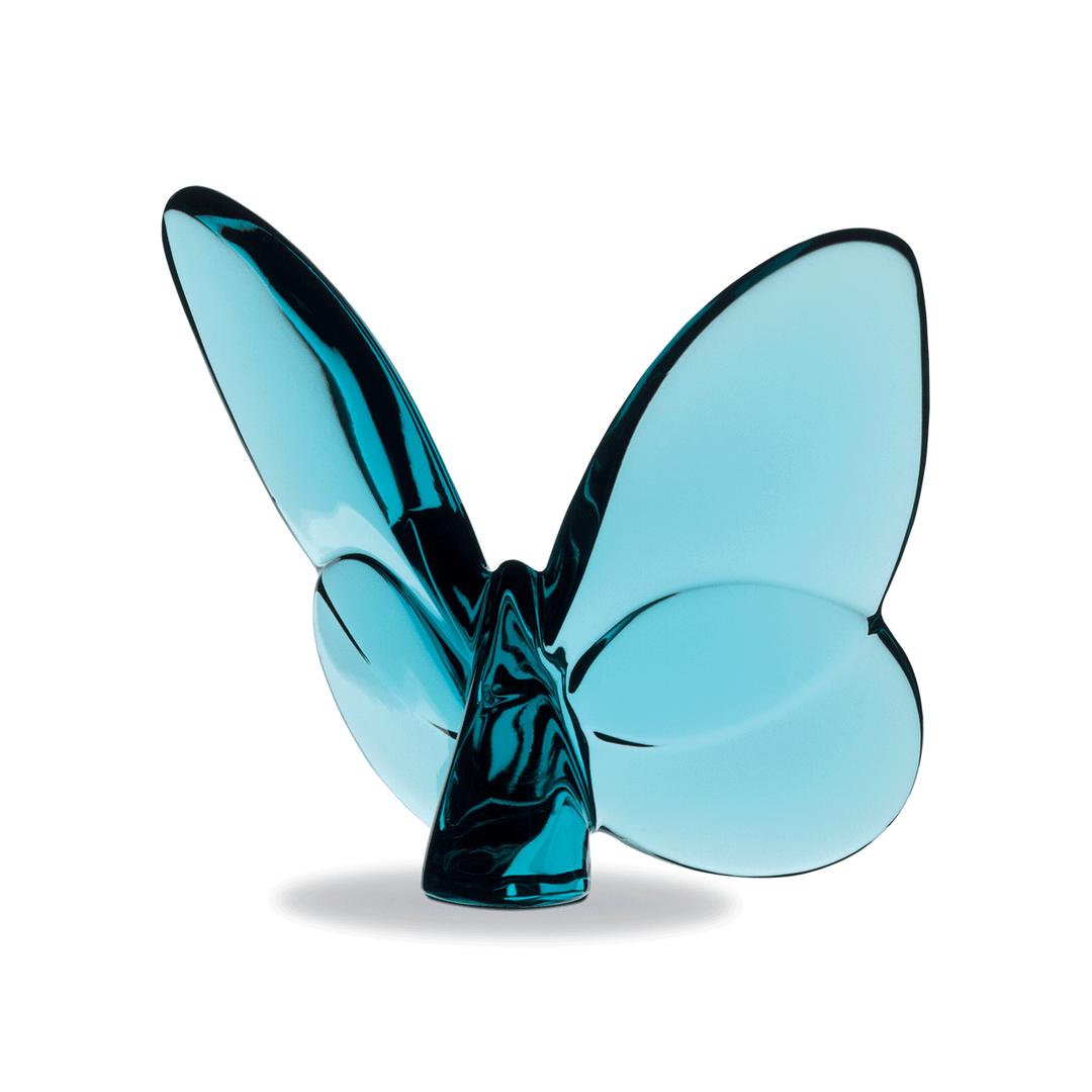 Baccarat Papillon Lucky Butterfly Turquoise
