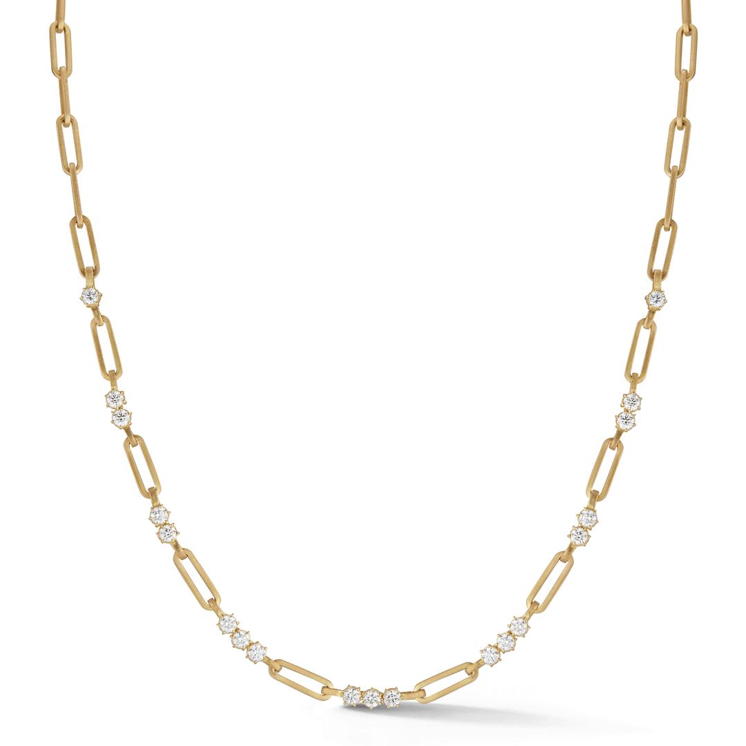 JadeTrau Pia 18k Yellow Gold Diamond Necklace