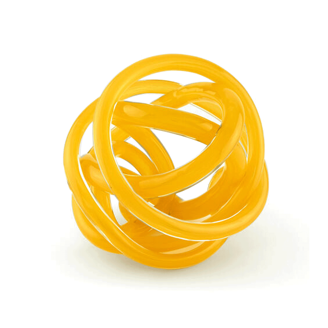 Yellow Glass Knot