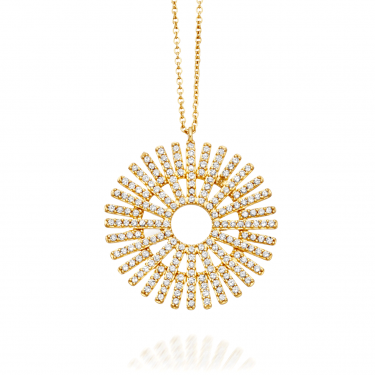 Astley Clarke 18K Rising Sun Pendant