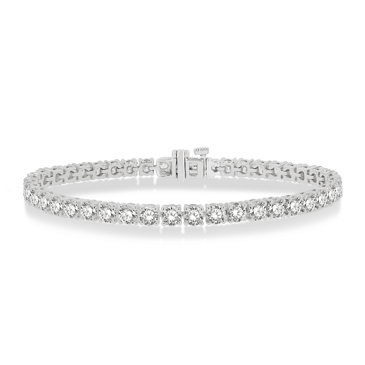 Hamilton Select Collection 14k Gold Natural Diamond Line Bracelet