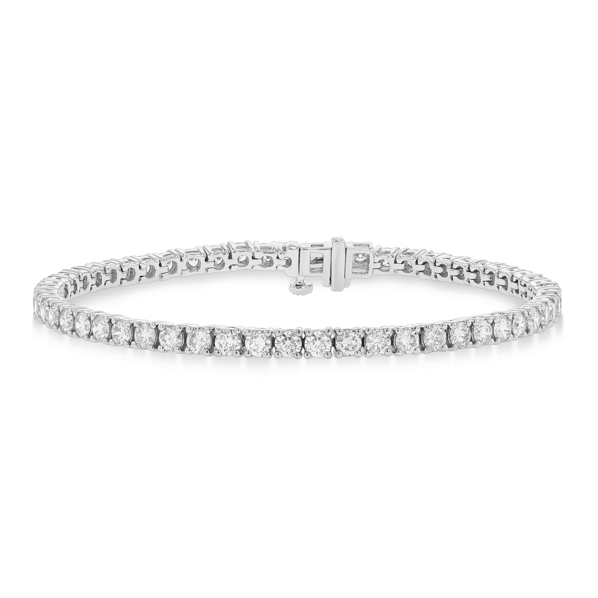 Hamilton Select Collection 14k Gold Natural Diamond Line Bracelet