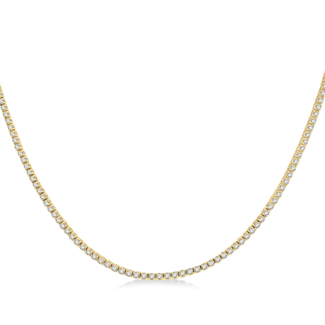 Classic Hamilton Select 14k Gold Diamond Line Necklace