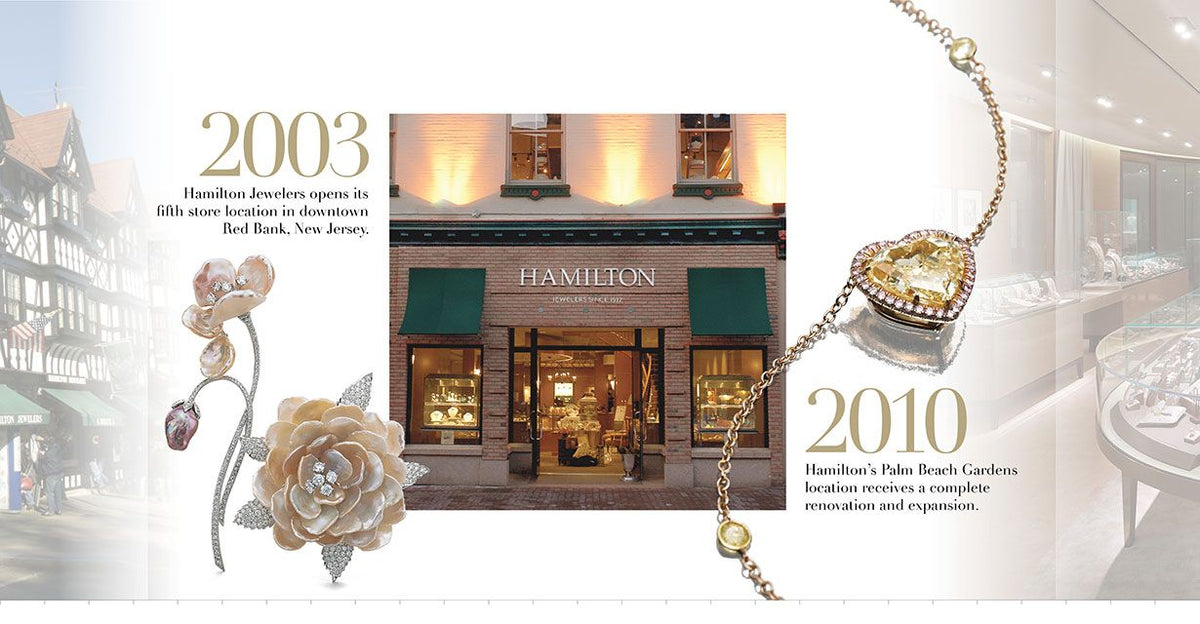 Hamilton Jewelers history: 2003 and 2010, archival photos and jewelry