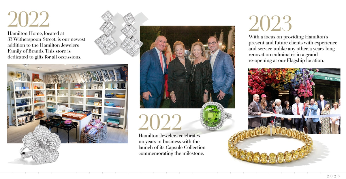 Hamilton Jewelers history: 2022 and 2023, photos and jewelry