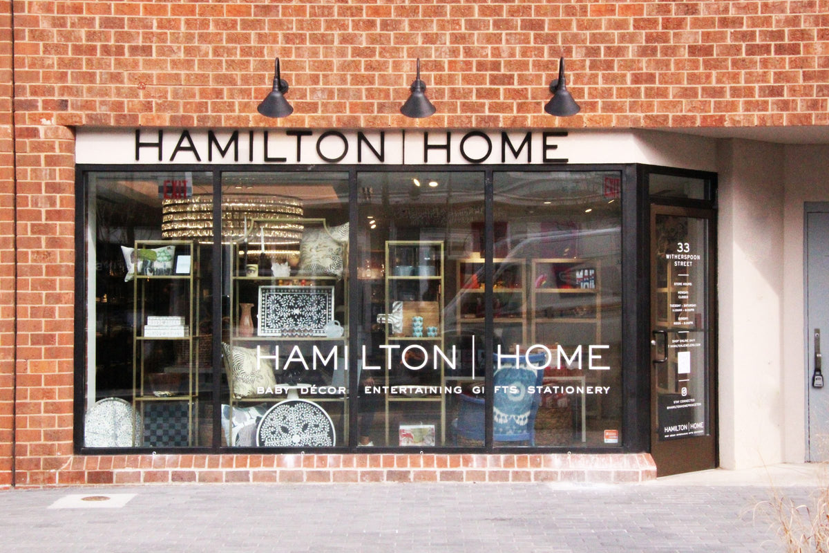 The Hamilton Home storefront on Witherspoon Street in Princeton