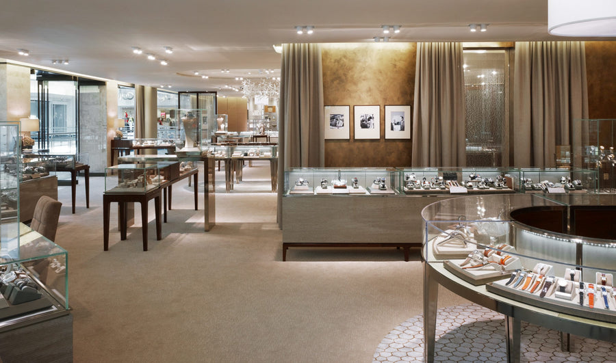 The watch salon at Hamilton Jewelers