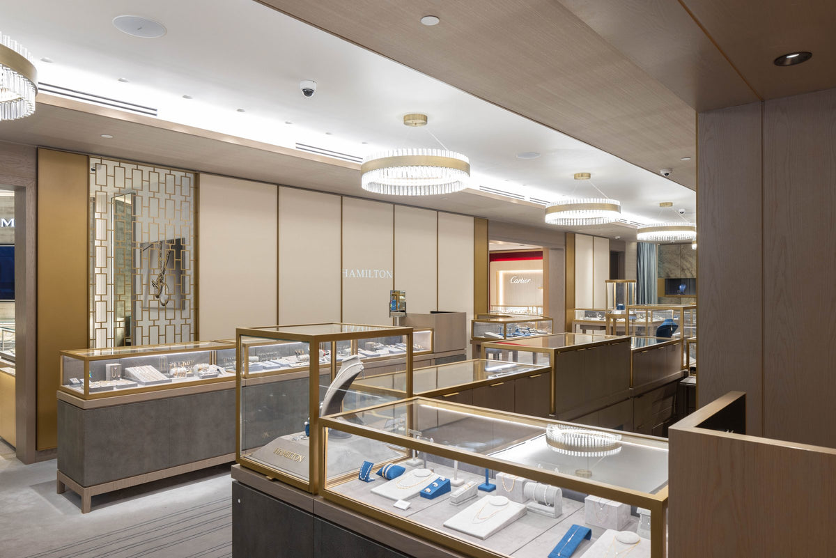 The main salon at Hamilton Jewelers Princeton