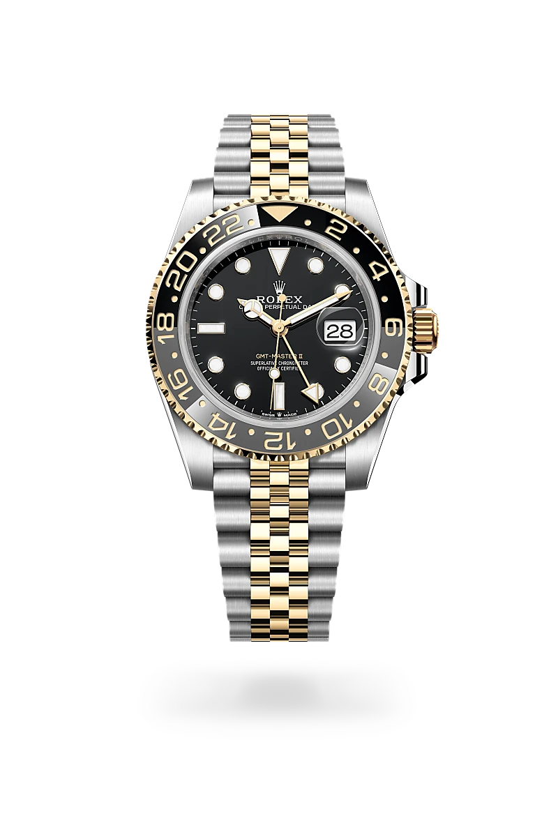 Rolex GMT-Master II in Oyster, 40 mm, Oystersteel and yellow gold