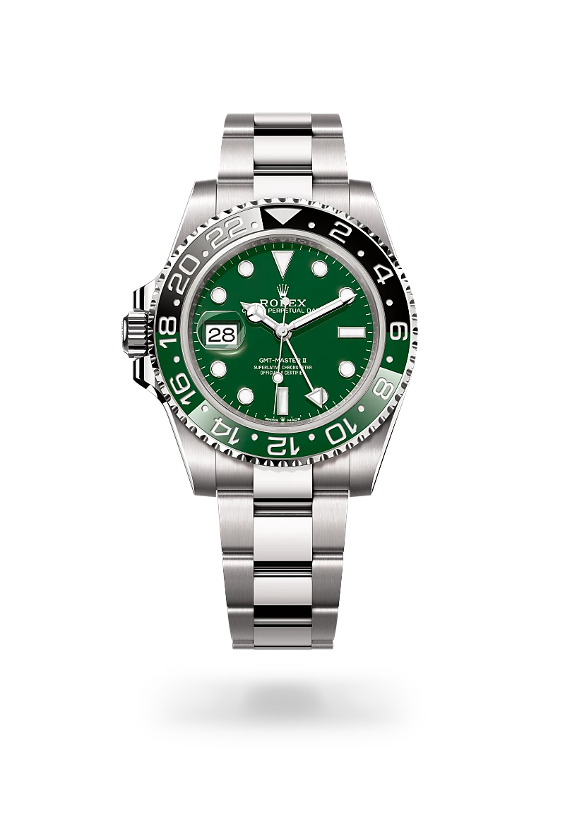 Rolex GMT-Master II in Oyster, 40 mm, white gold
