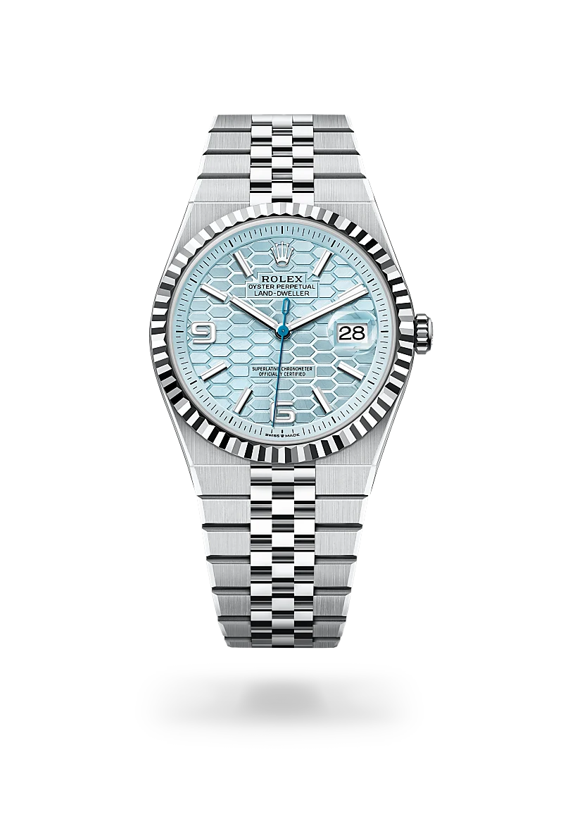 Rolex Land-Dweller 40 in Oyster, 40 mm, platinum