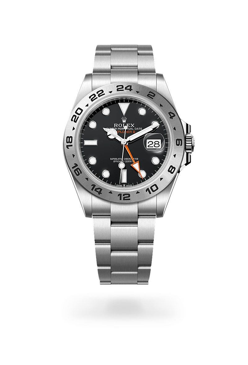 Rolex Explorer II in Oyster, 42 mm, Oystersteel