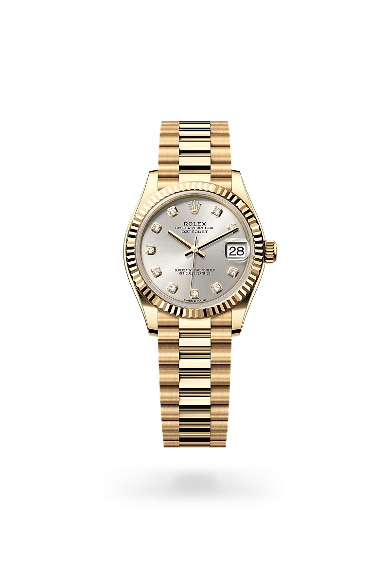 Rolex Datejust 31 in Oyster, 31 mm, yellow gold