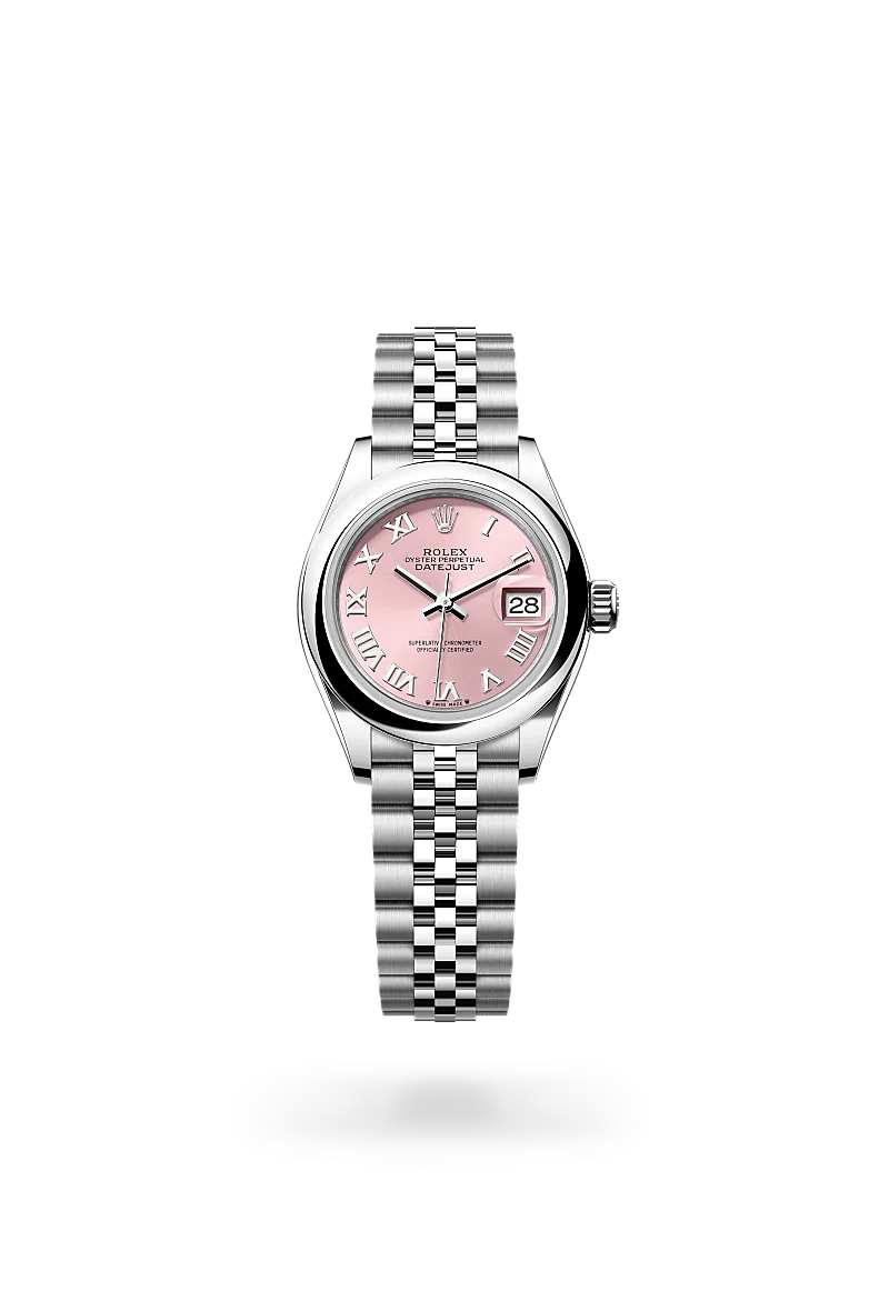 Rolex Lady-Datejust in Oyster, 28 mm, Oystersteel