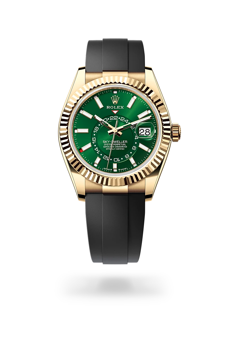 Rolex Sky-Dweller in Oyster, 42 mm, yellow gold