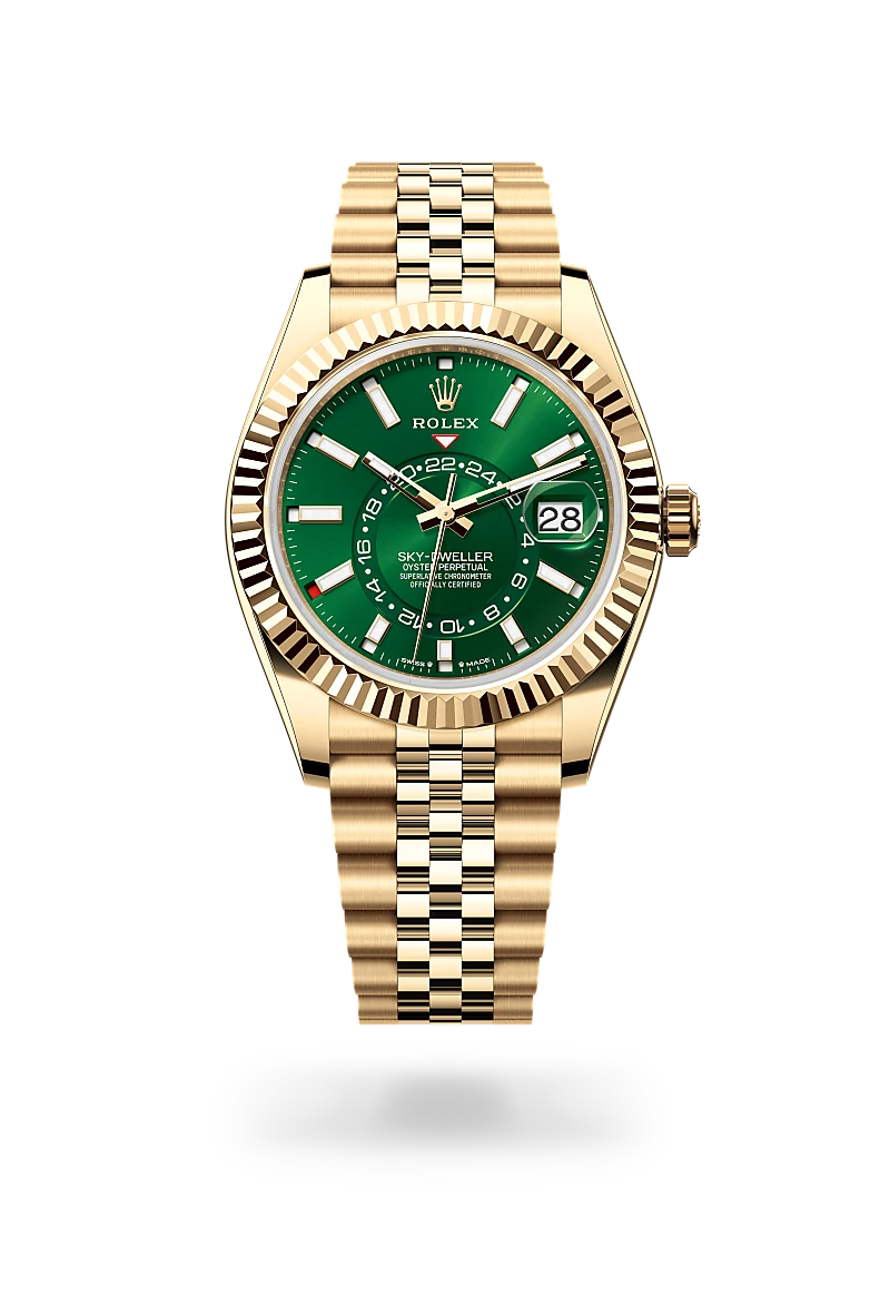 Rolex Sky-Dweller in Oyster, 42 mm, yellow gold
