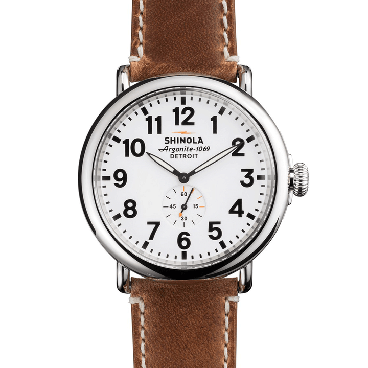 Shinola The Runwell 47mm Brown Strap 10000010-SDT-000009863