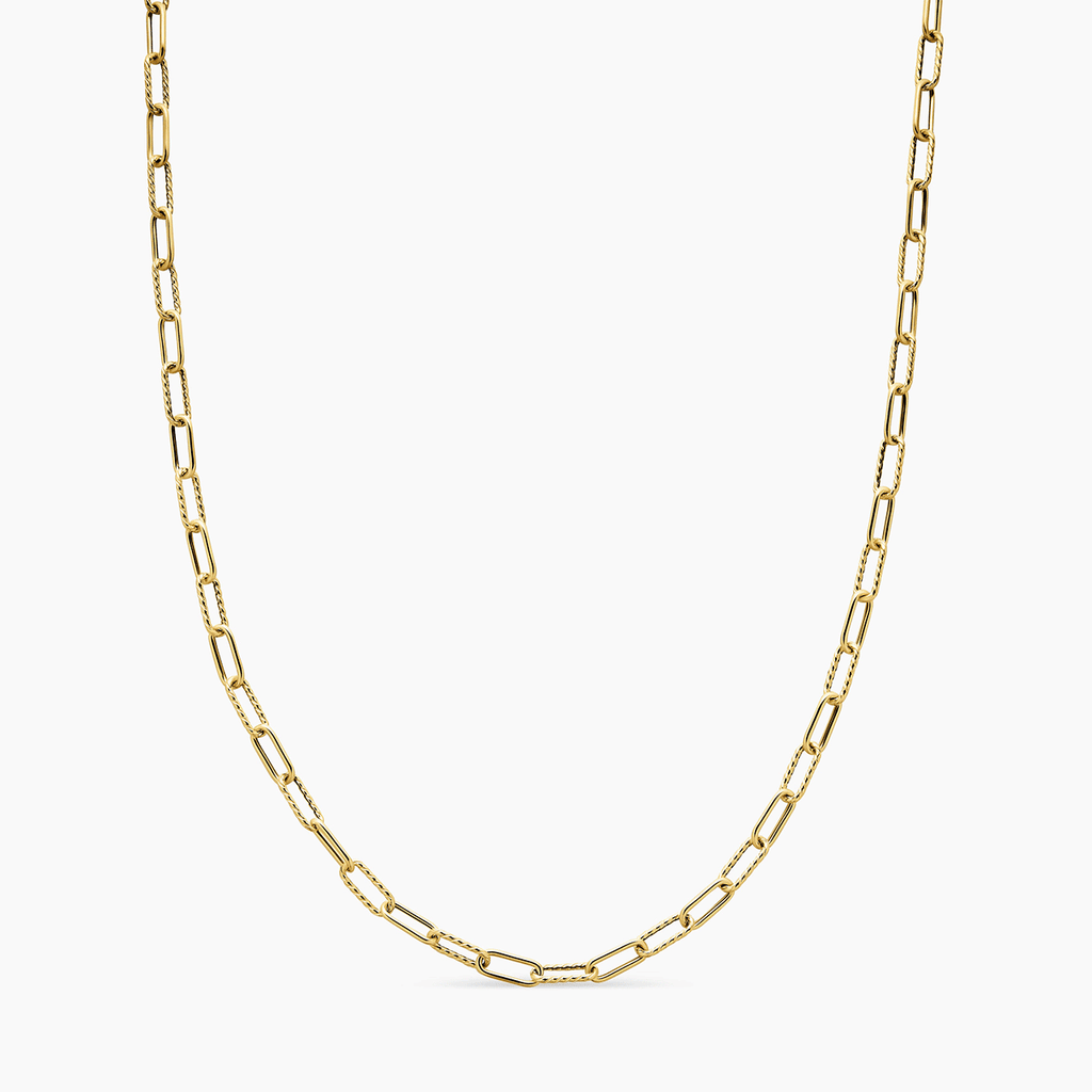 David Yurman Madison Chain Necklace 18k Yellow Gold, 4mm 18 Inch