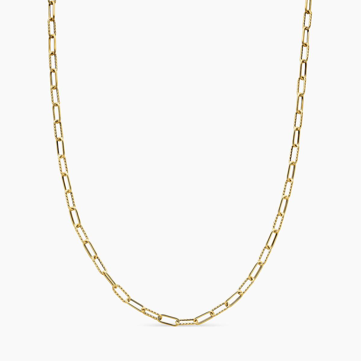 David Yurman Madison Chain Necklace 18k Yellow Gold, 4mm 18 Inch