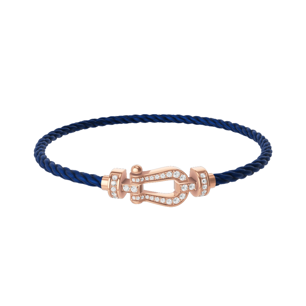 FRED Force 10 Navy Cord with 18k Diamond MD Buckle, Exclusively at Hamilton Jewelers