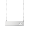Sterling Silver Script Initial Necklace