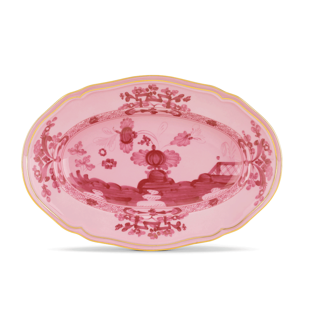 Ginori 1735 Oriente Italiano Porpora Pickle Dish