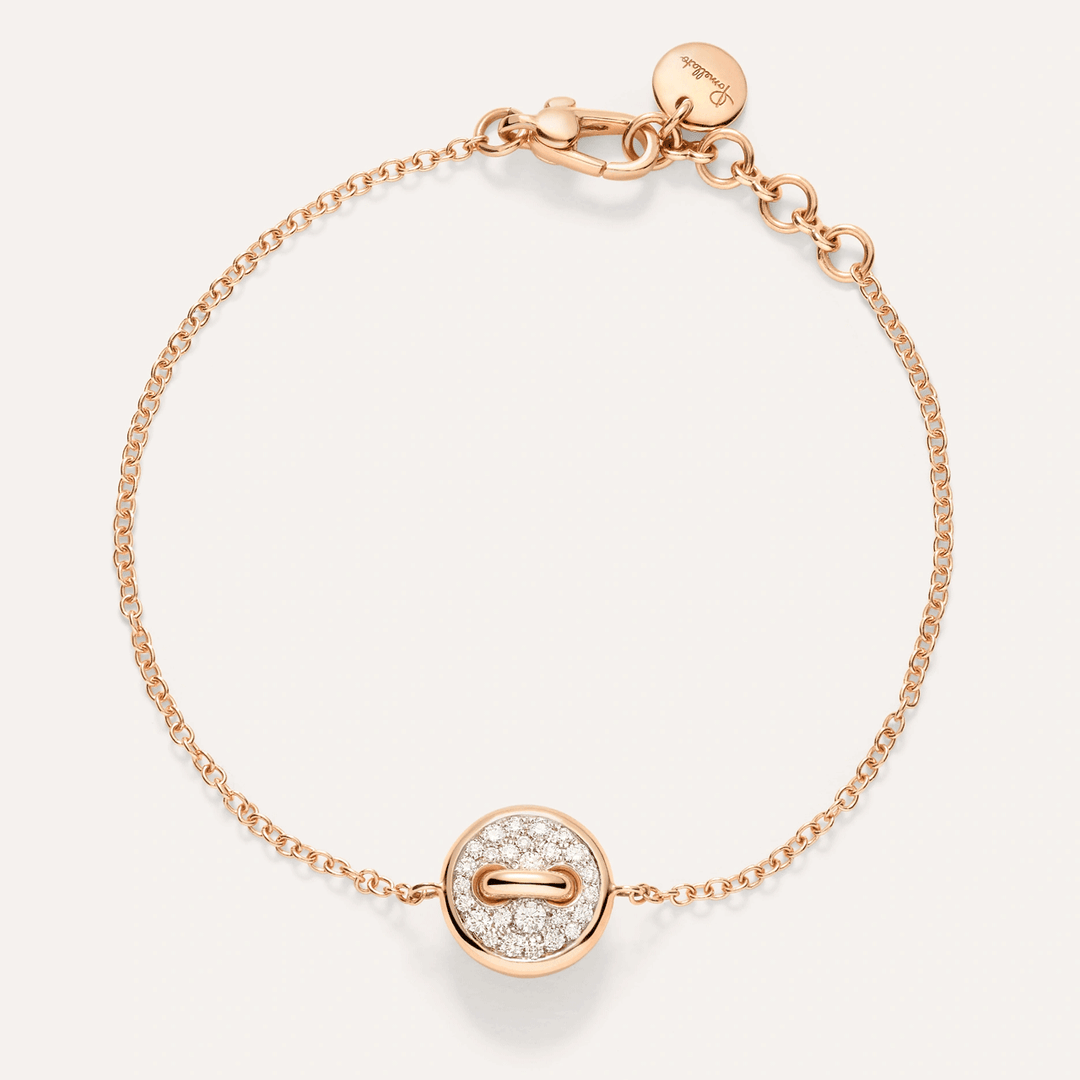 Pomellato Pom Pom Dot 18k Rose Gold Diamond Bracelet