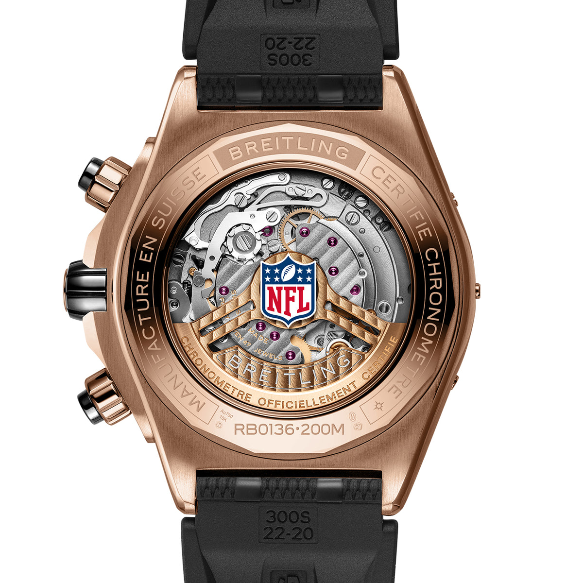 Breitling Super Chronomat B01 44 Dolphins NFL Edition #RB01366A1L2S1