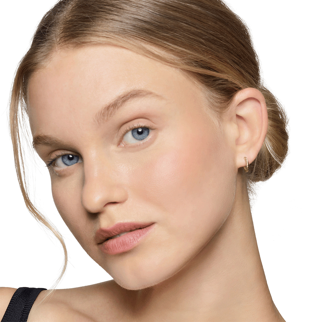 David Yurman Sculpted Cable Micro Huggie Hoop Earrings in 18k Yellow Gold