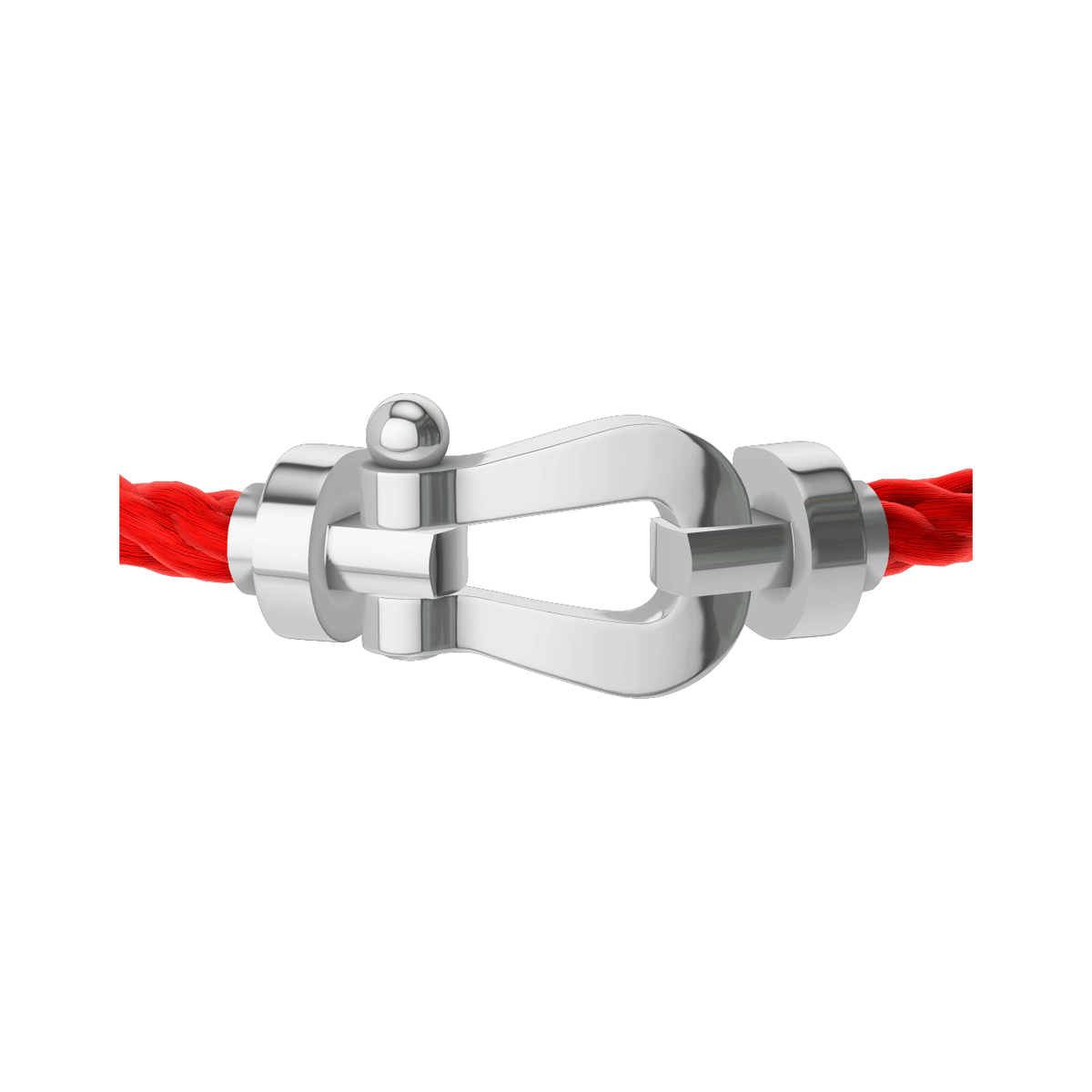 FRED Force 10 Red Cord with 18k White LG Buckle, Exclusively at Hamilton Jewelers