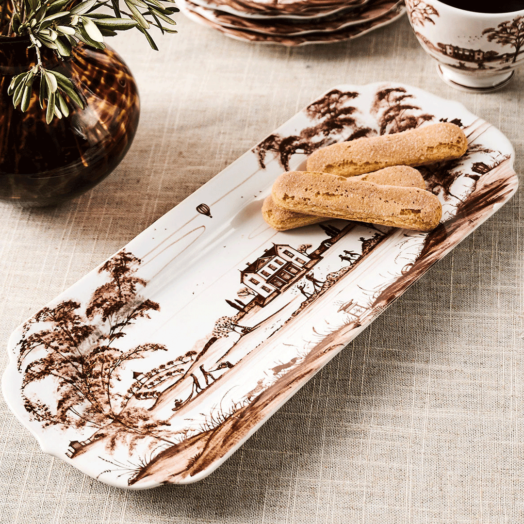 Juliska  Country Estate Harvest 15" Hostess Tray - Sepia