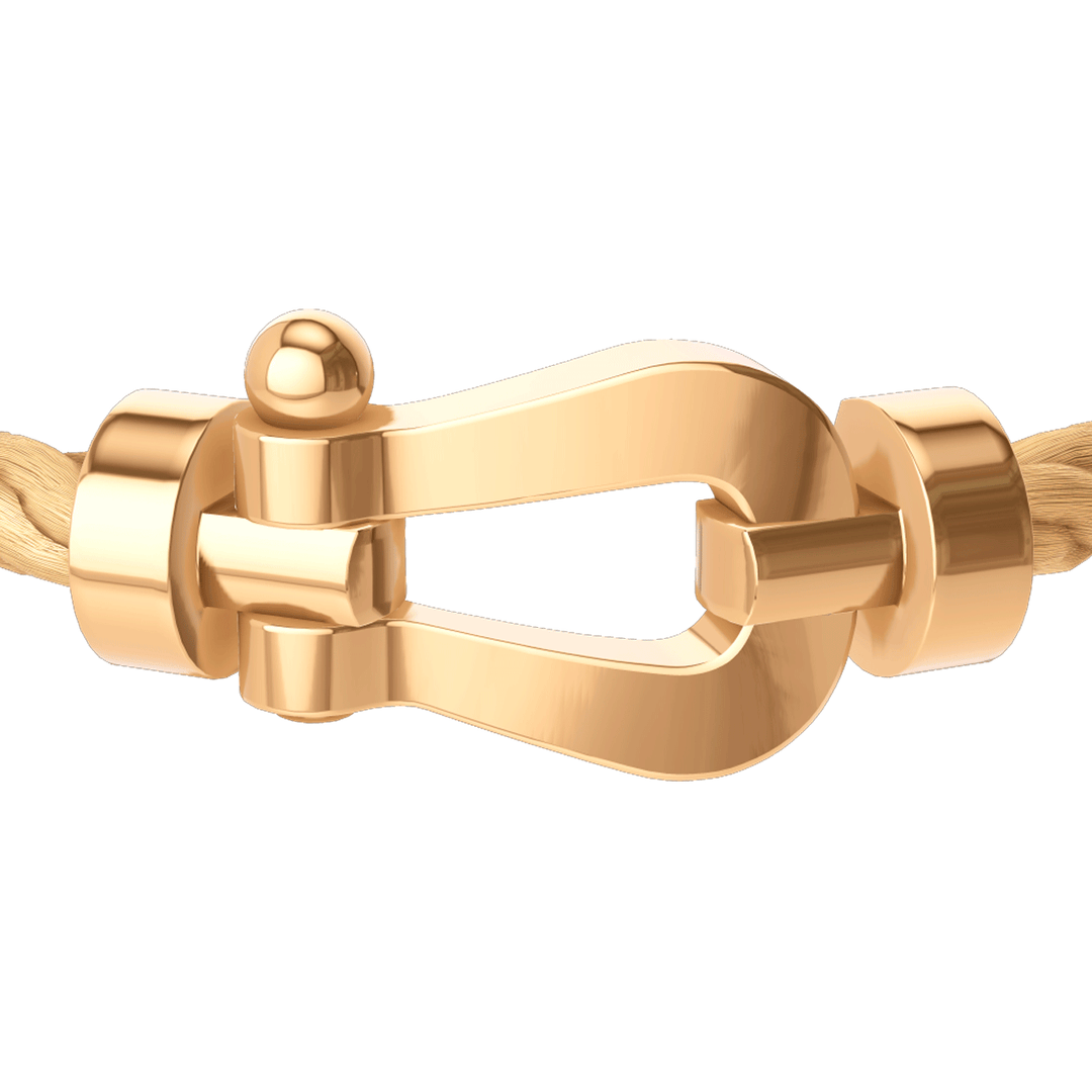 FRED Force 10 18k Yellow Gold Cord with 18k X-LRG Buckle, Exclusively at Hamilton Jewelers