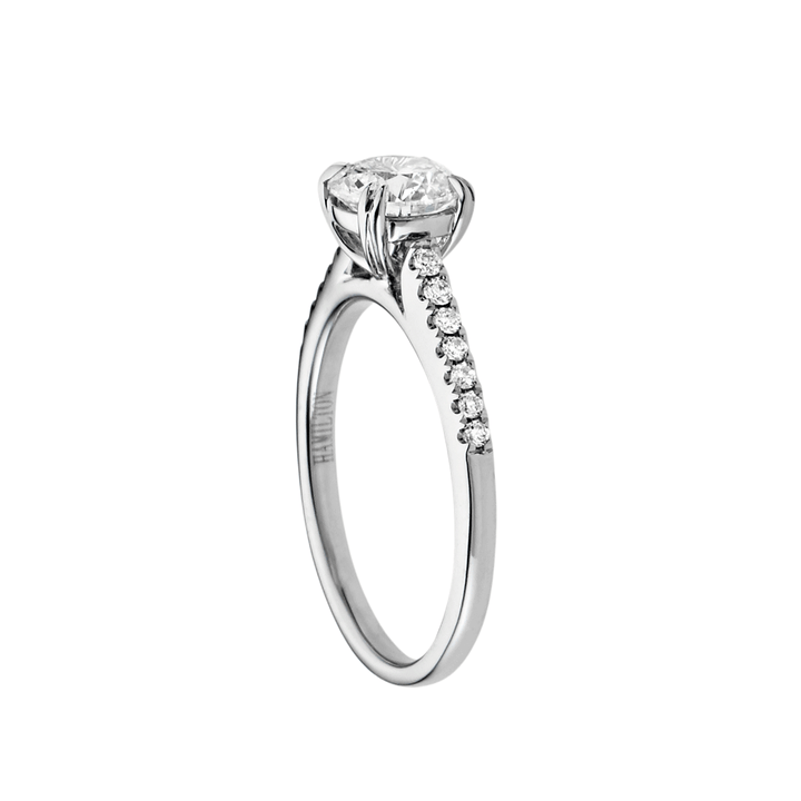 Hamilton Cherish Micro Prong 18k Gold and 1.50CT Diamond Ring