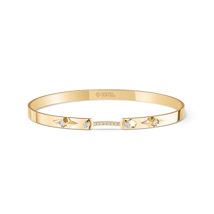 Nouvel Heritage Reverie Mood 18k Yellow Gold Bangle