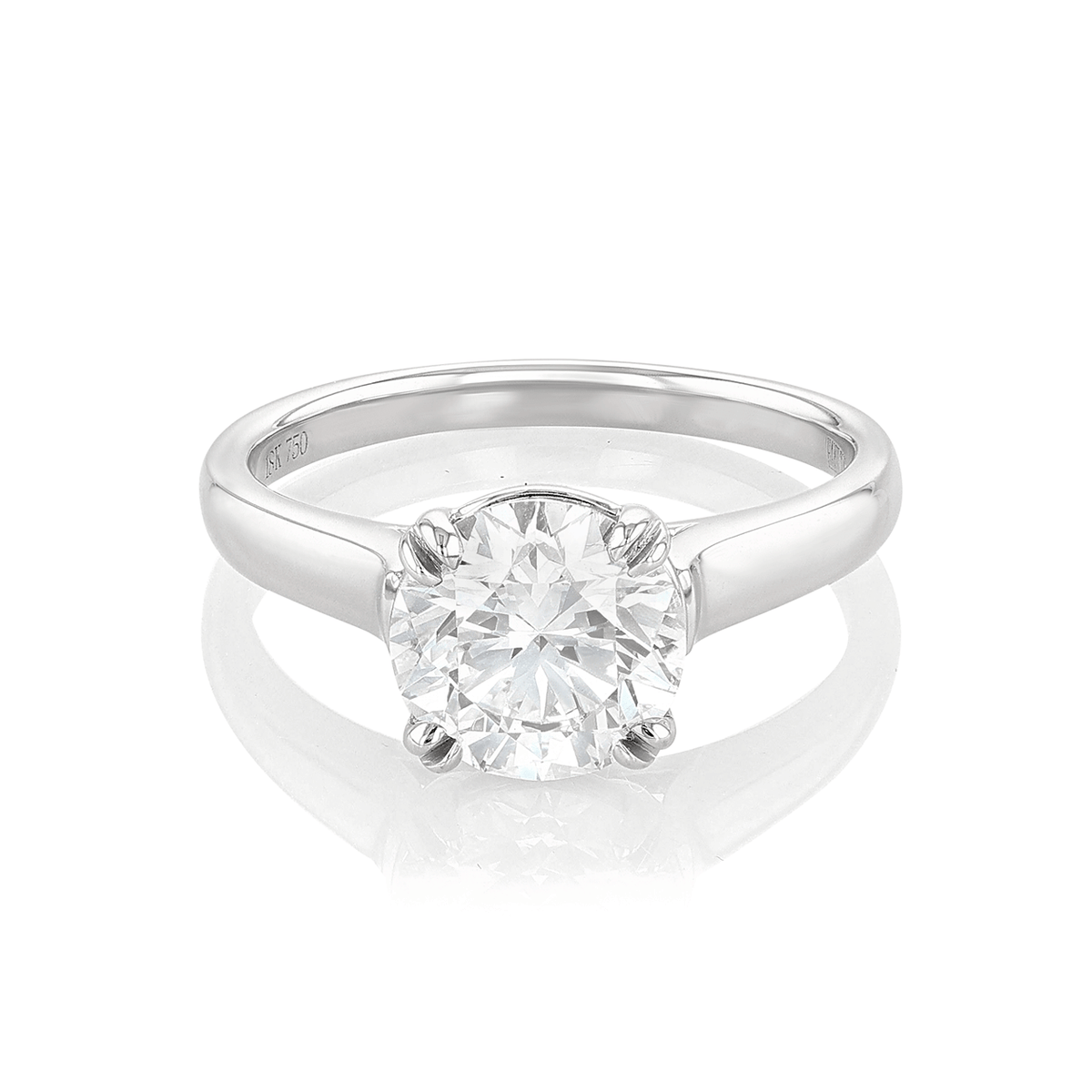 Cherish 18k White Gold 2.01 ct Diamond Ring