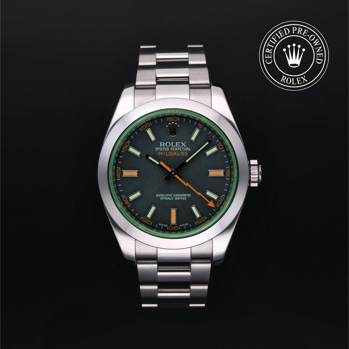 Rolex Certified Pre-Owned Milgauss M116400GV-0001