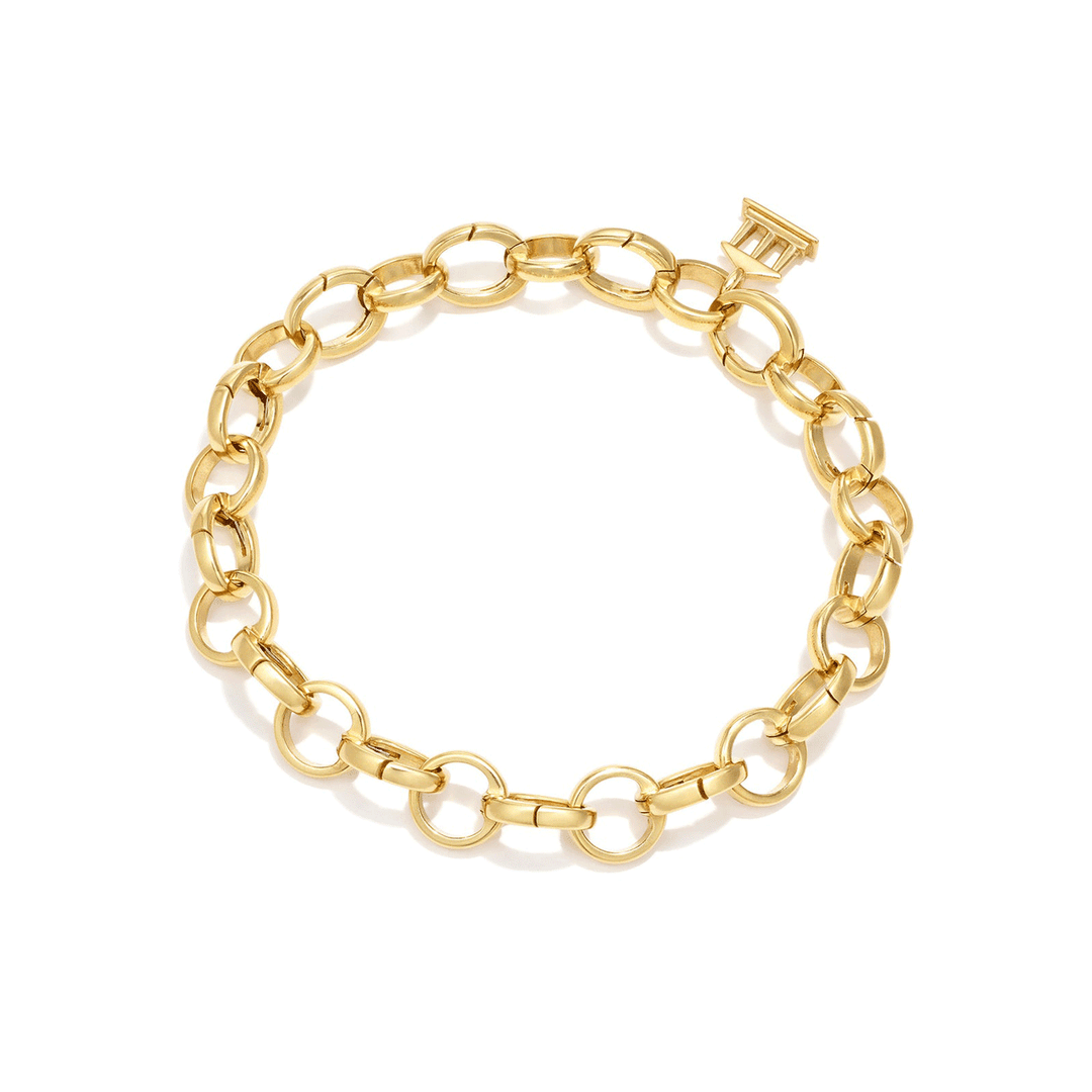 Temple St. Clair 18k Yellow Gold Temple Charm Bracelet