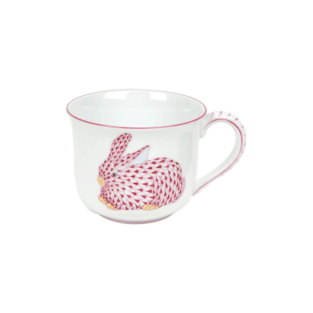 Herend Pink Bunny Mug