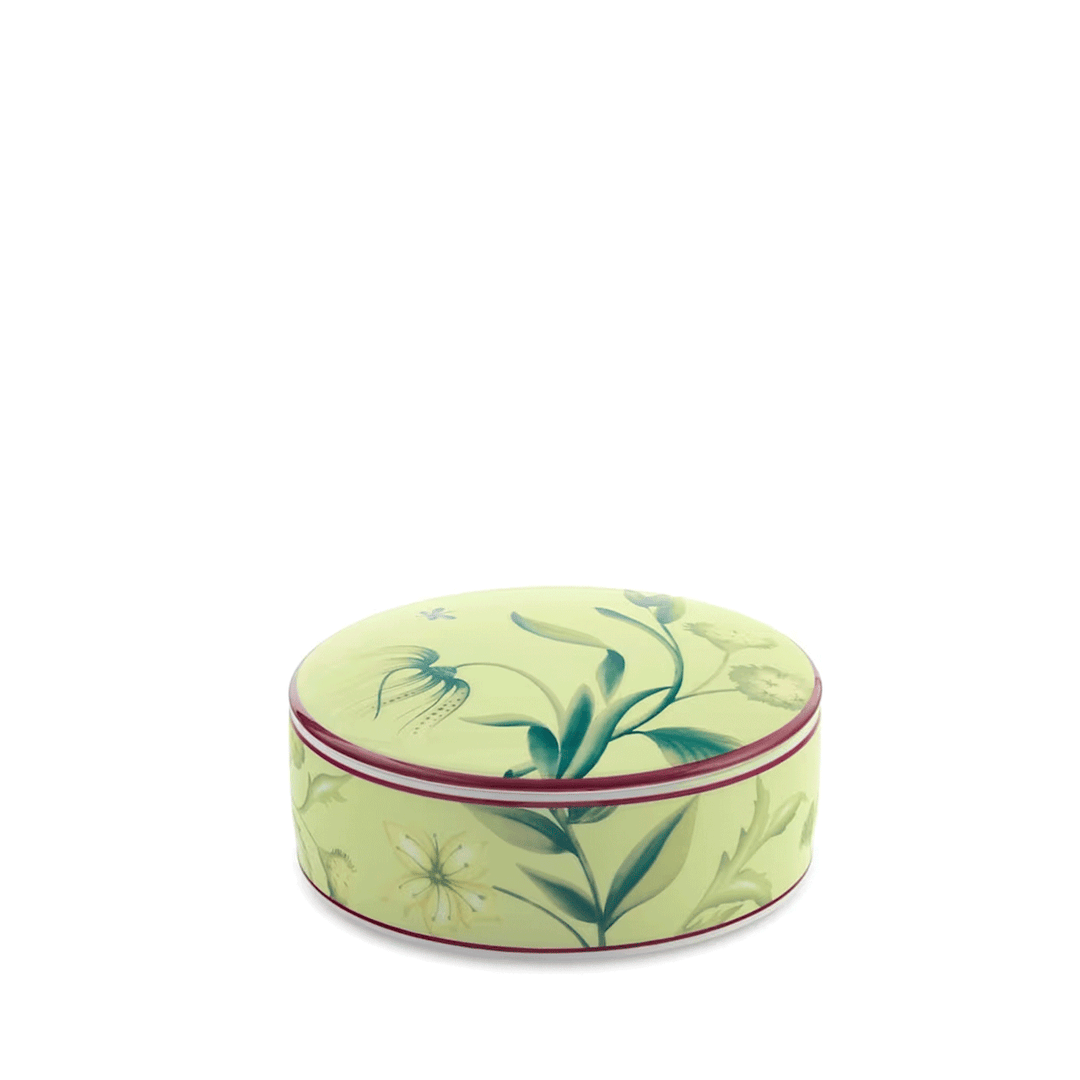 Ginori 1735 Florenza Acanto Chiaro Box with Lid