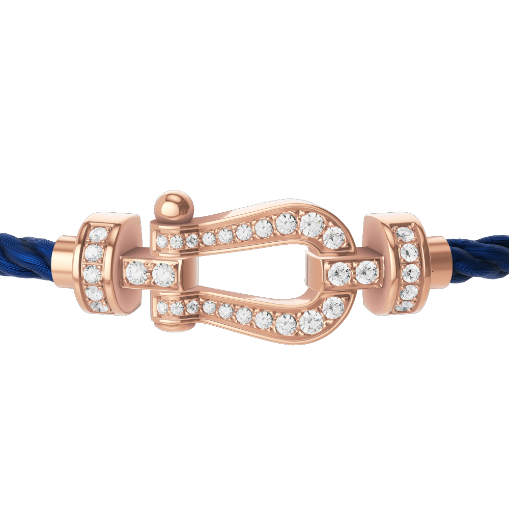 FRED Force 10 Navy Cord with 18k Diamond MD Buckle, Exclusively at Hamilton Jewelers