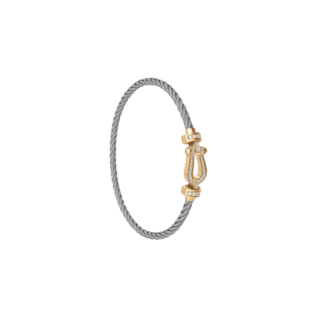 FRED Force 10 Steel Cord with MD 18k Diamond Buckle, Exclusively at Hamilton Jewelers